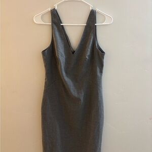 Banana Republic Black Asymmetrical Sheath Dress